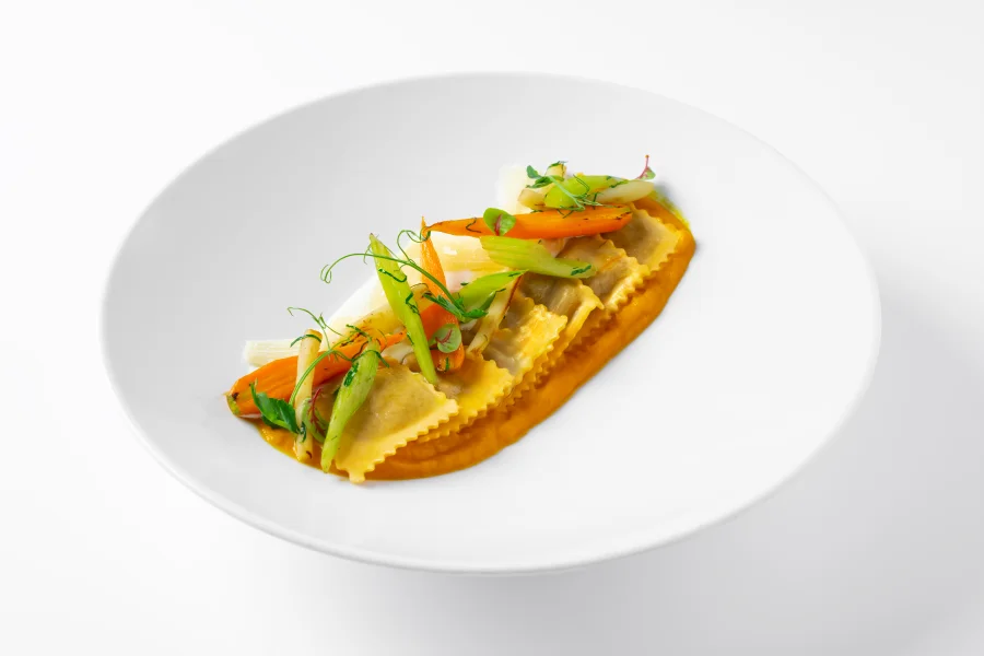 Deer ravioli
