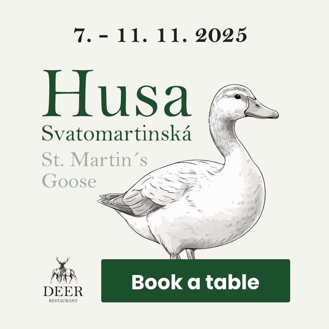 St. Martin´s Goose, Deer Restaurant, Prague center