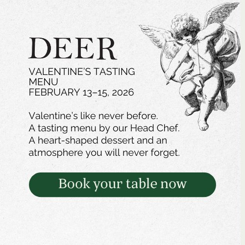 Valentine´s Tasting Menu, Deer Restaurant, Prague center