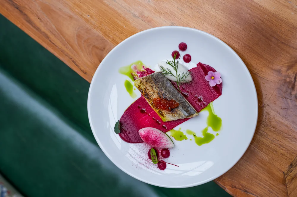 Skupinové restaurace – výhled na Prahu